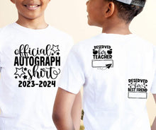 Load image into Gallery viewer, Official autograph shirt
