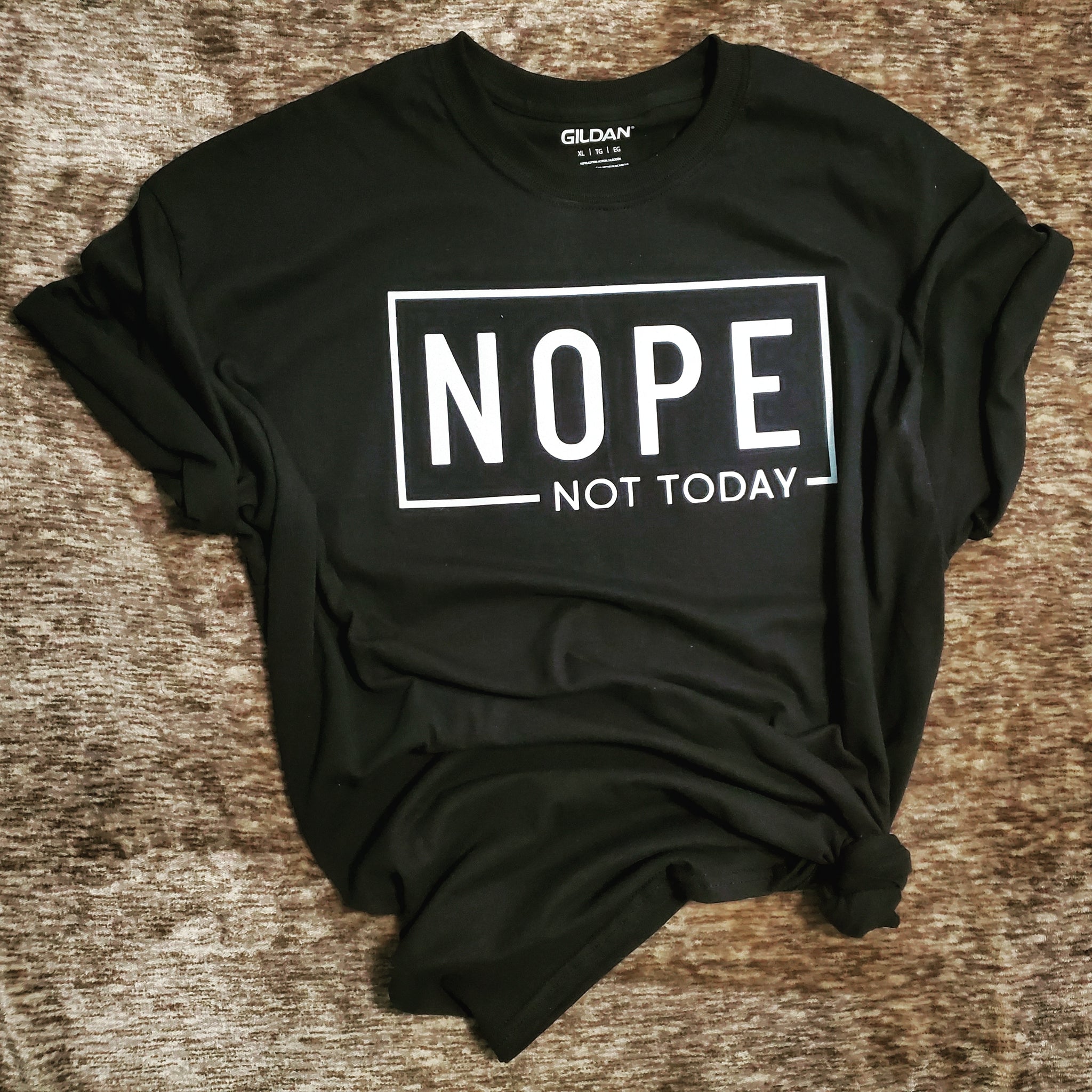Creations Tshirt Nicole\'s NOPE Today Not Crafty –
